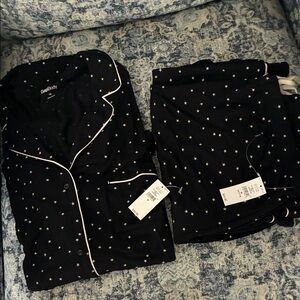 GAP Black Polka Dot Pajama Set (NWT)